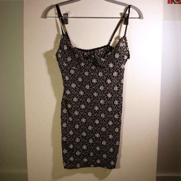 Mesh Slip Dress - Picture 1 of 3